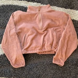 TNA Cropped Fleece 1/4 Zip Up